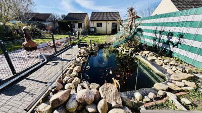 FAMILIENIDYLL MIT TEICH IN GRÜNLAGE - Reihenhaus Bremen Blumenthal | Angebot:26378368