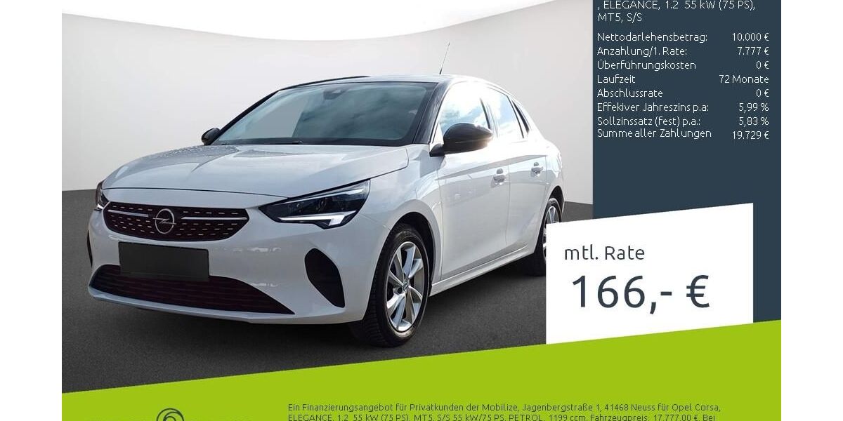 Opel Corsa 8.689 km 17.340 &euro; Stuhr 28816