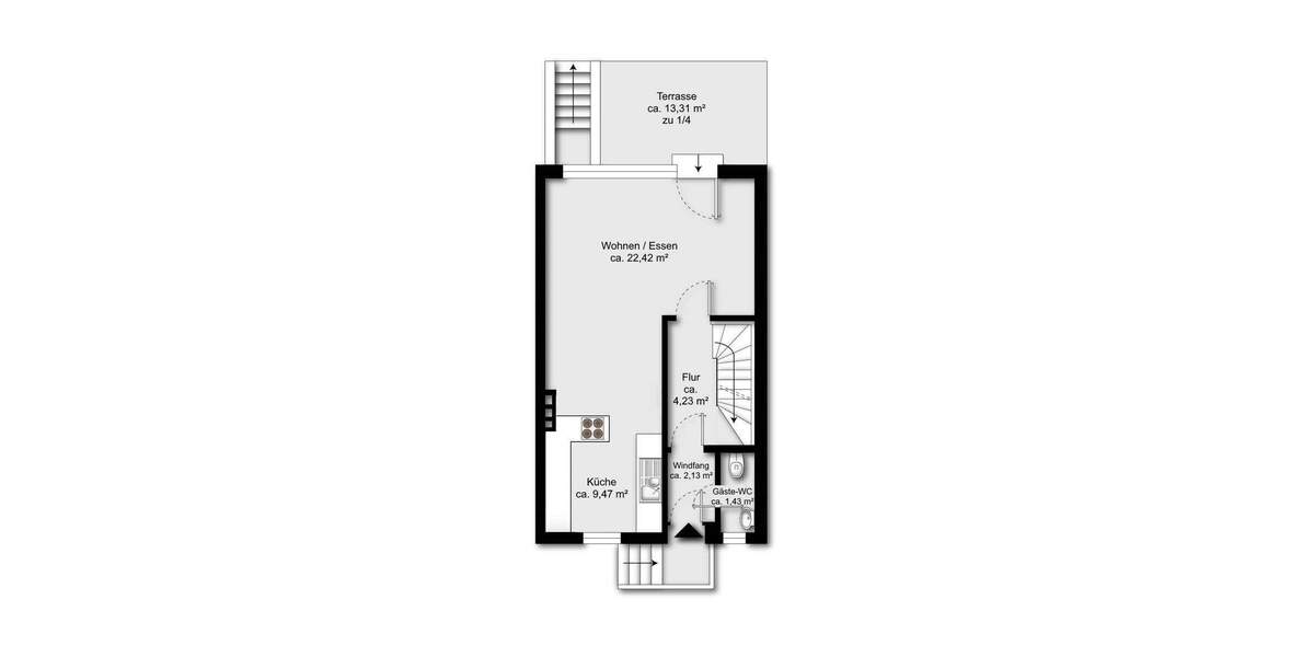 Reihenmittelhaus Bremen / Schönebeck Schönebeck - 5 Zimmer, 101 m&sup2;, 225.000&euro; | Angebot:25706069