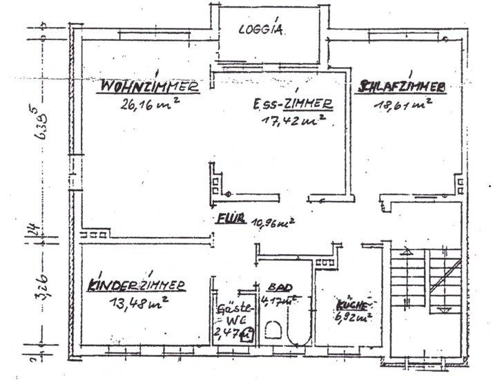 Hochparterre Bremen Findorff - 4 Zimmer, 103 m&sup2;, 369.000&euro; | Angebot:27023338