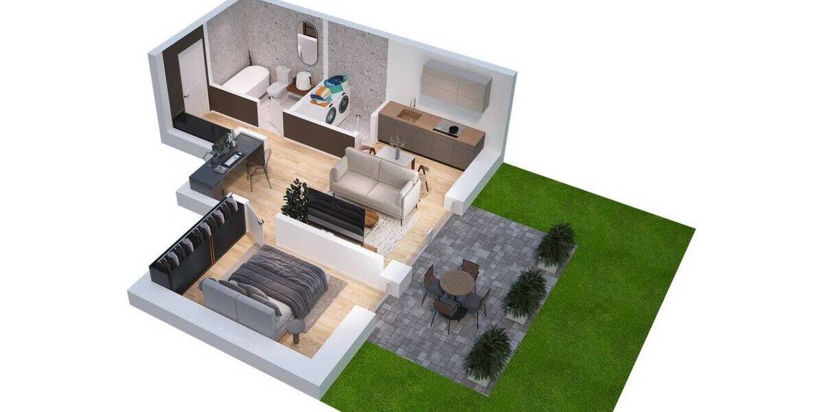 Etagenwohnung Achim Bierden - 2 Zimmer, 63 m&sup2;, 850&euro; | Angebot:26246708