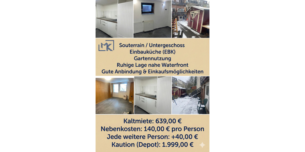 Etagenwohnung Bremen Burglesum - 3 Zimmer, 64 m&sup2;, 639&euro; | Angebot:25100731
