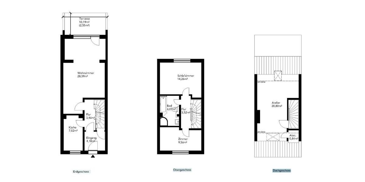 Reihenhaus Bremen Huchting - 4 Zimmer, 100 m&sup2;, 250.000&euro; | Angebot:25929932