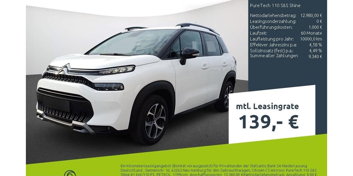 Citroen C3 Aircross 18.387 km 12.980 &euro; Bremen 28207