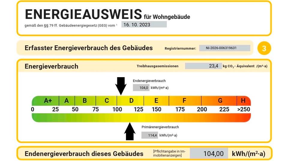 Reihenhaus Lemwerder - 5 Zimmer, 85 m&sup2;, 209.000&euro; | Angebot:26041195