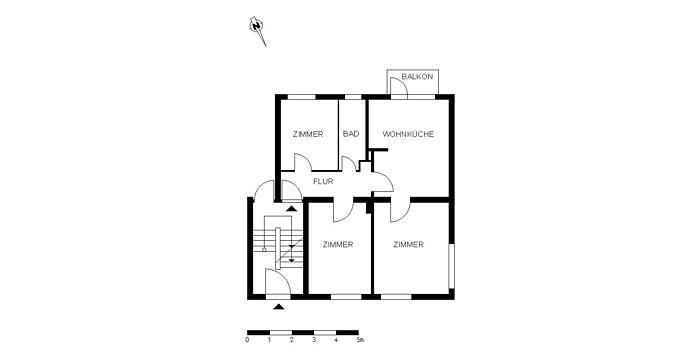 Erdgeschoßwohnung Bremen Blumenthal - 3 Zimmer, 57 m&sup2;, 488&euro; | Angebot:26474086