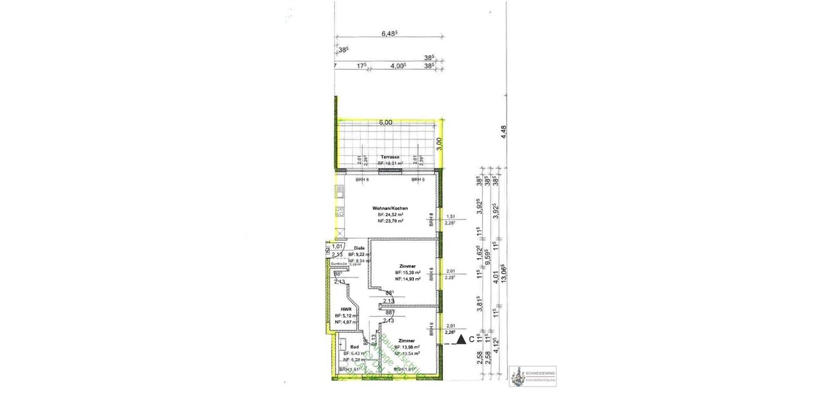 Neubau Fertigstellung März 2026 moderne Technik Rollläden + Stellplatz - Mehrfamilienhaus, Wohnhaus Weyhe | Angebot:24214456