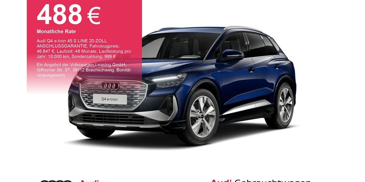 Audi Q4 e-tron 6.916 km 46.847 &euro; Bremen 28207