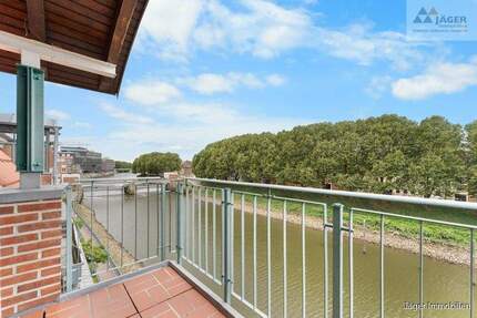 Attraktive 2-Zimmer-Maisonettewohnung mit Weserblick in begehrter Lage - Bremen Teerhof 2 zimmer
