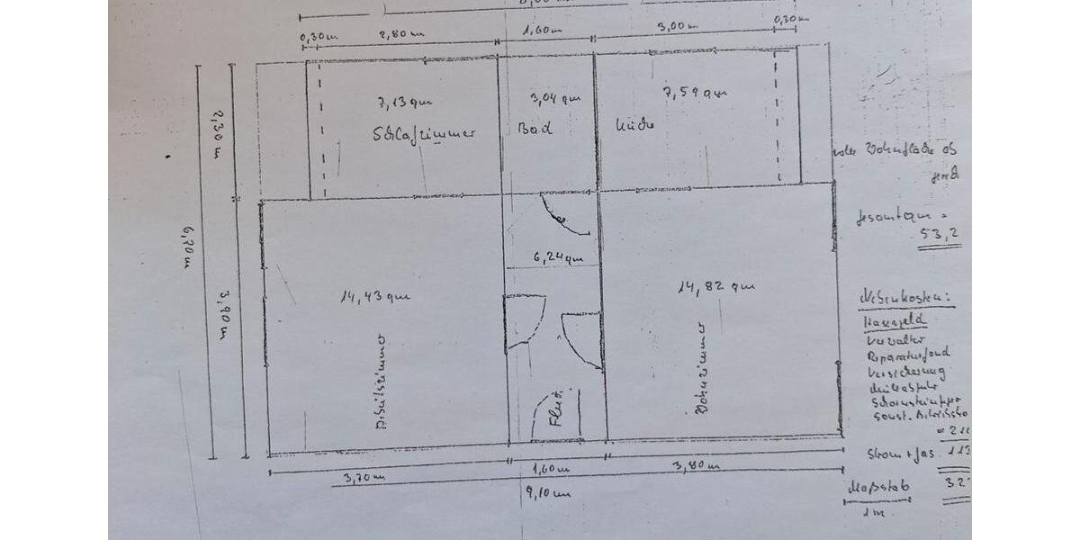 Dachgeschoßwohnung Bremen Findorff - 2.5 Zimmer, 52 m&sup2;, 155.000&euro; | Angebot:27190921