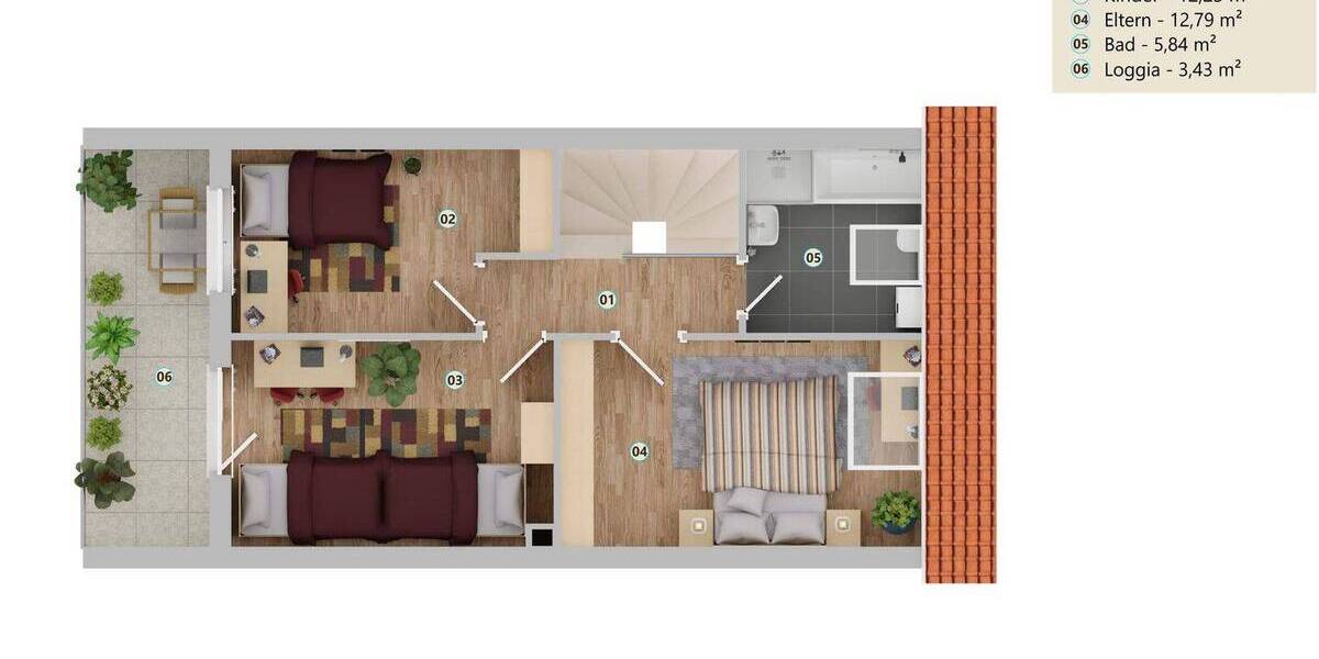Reihenmittelhaus Achim - 4 Zimmer, 97 m&sup2;, 285.000&euro; | Angebot:26908686