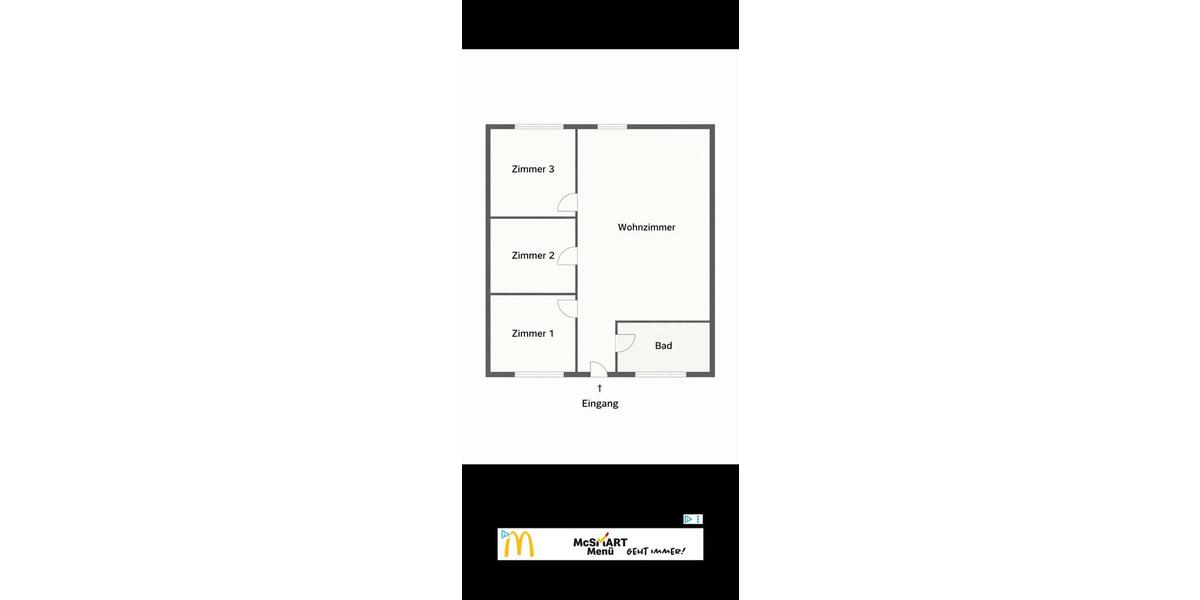 Etagenwohnung Bremen Gröpelingen - 4 Zimmer, 56 m&sup2;, 770&euro; | Angebot:26600735