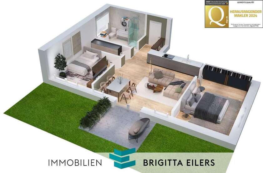 Wohnung zum Mieten in Achim 1.090 € 72.75 m²