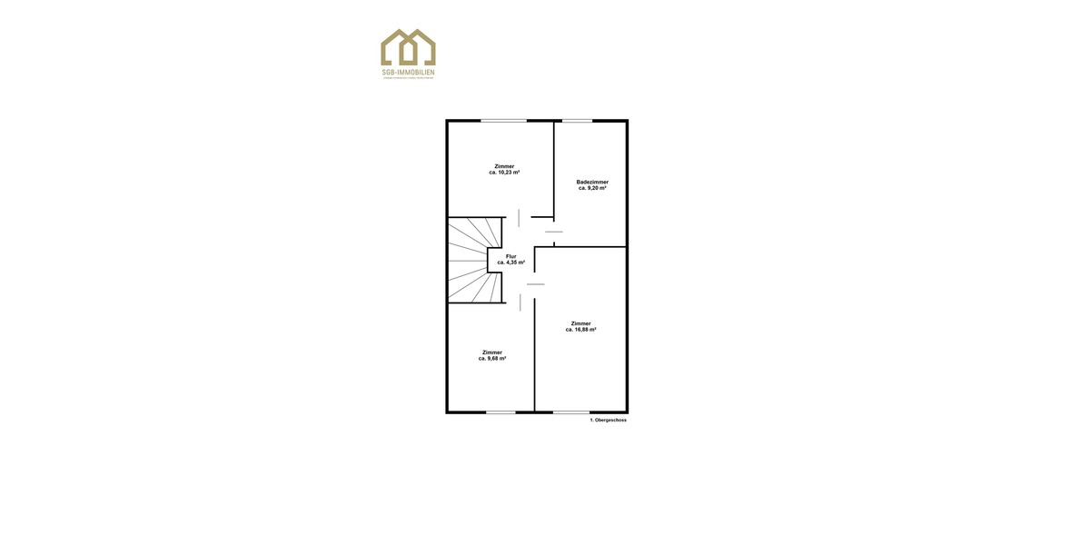 Achim: 5-Zimmer-Reihenhaus mit Garten, EBK & ausgebautem Dachgeschoss + Garage - Reihenmittelhaus Achim | Angebot:26748366