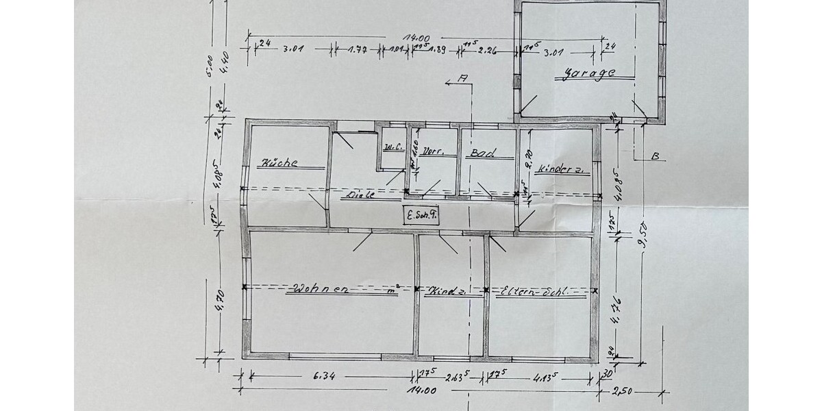 EFH für eine große Familie mit handwerklichem Geschick +Garagen+Wintergarten +ausbaubares DG+Garten - Einfamilienhaus Berne / Ganspe Ganspe | Angebot:25999785