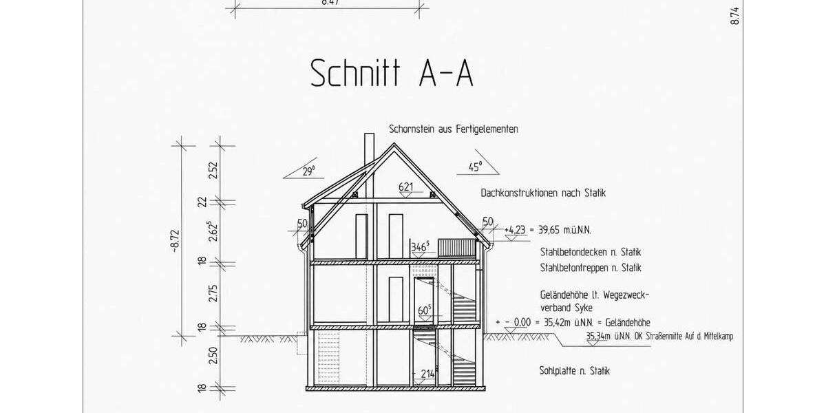Mehrfamilienhaus, Wohnhaus Bassum - 6 Zimmer, 165 m&sup2;, 525.000&euro; | Angebot:26764545