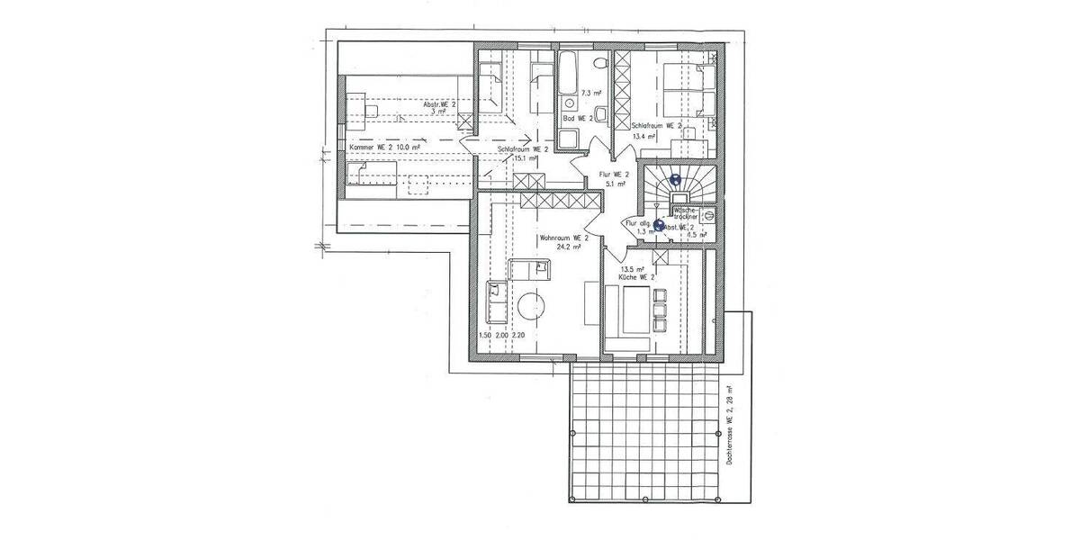 Etagenwohnung Stuhr Varrel - 4 Zimmer, 98 m&sup2;, 235.000&euro; | Angebot:26290751