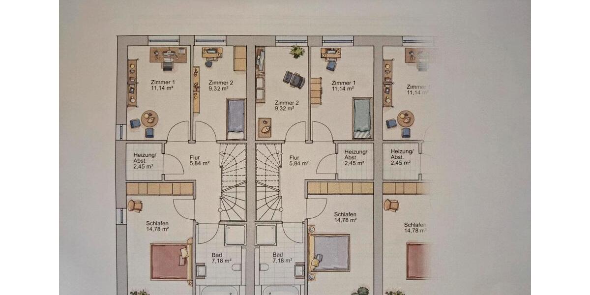 Reihenhaus Weyhe - 5 Zimmer, 141 m&sup2;, 1.750&euro; | Angebot:25563795