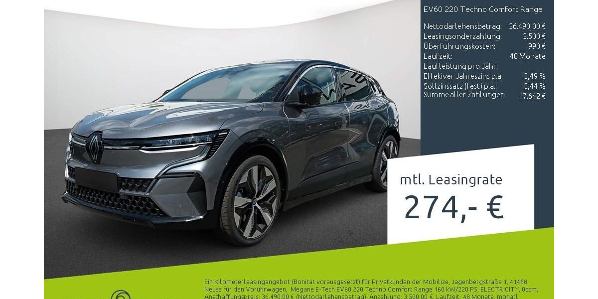 Renault Megane 2.500 km 36.490 &euro; Bremen 28207