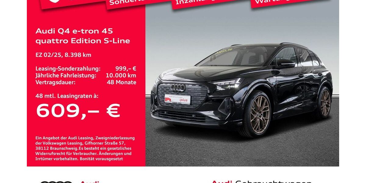 Audi Q4 e-tron 8.398 km 54.450 &euro; Bremen 28207