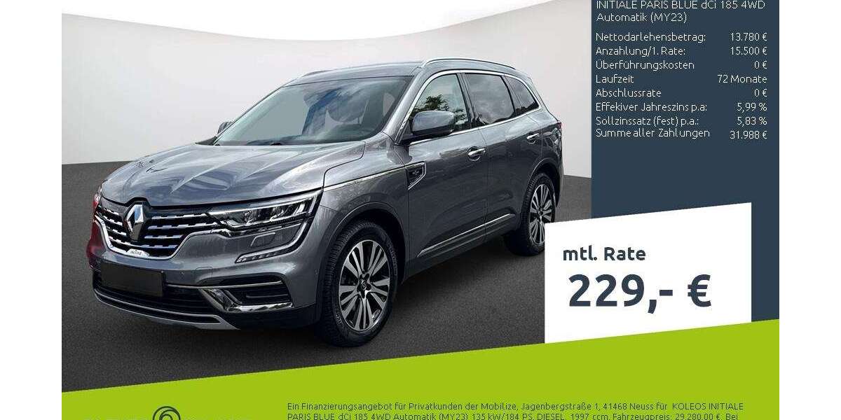 Renault Koleos 60.719 km 27.980 &euro; Stuhr 28816