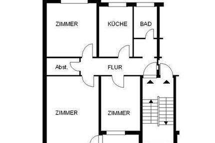 Wohnung Bremen Blockland - 3 Zimmer, 74 m&sup2;, 814&euro; | Angebot:26391426