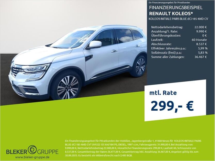 Renault Koleos 26.408 km 29.990 € Stuhr 28816