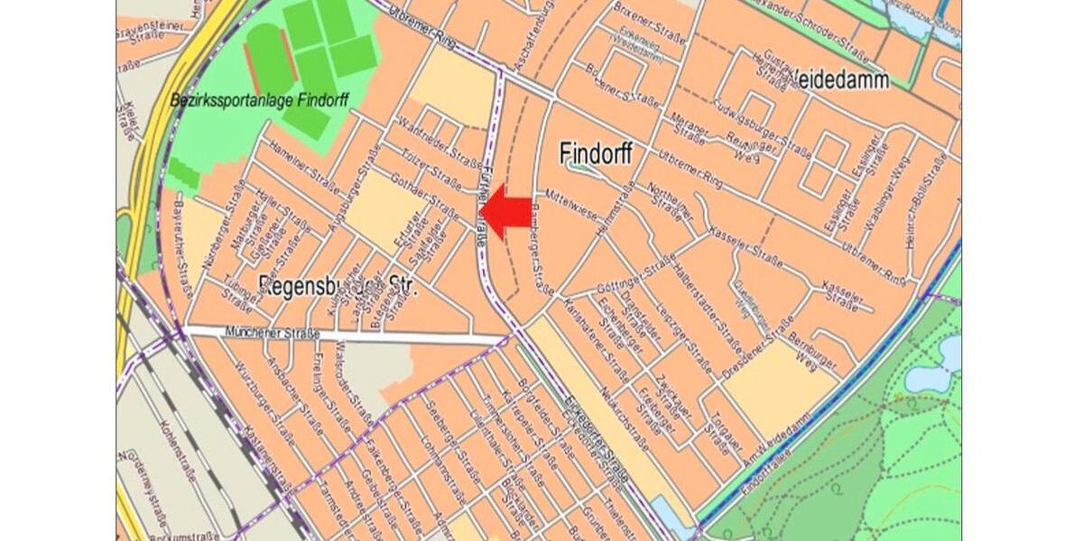 Etagenwohnung Bremen Findorff - 2 Zimmer, 60 m&sup2;, 267.000&euro; | Angebot:26232379
