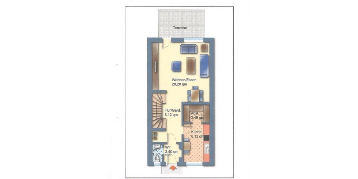 Reihenhaus Syke - 5 Zimmer, 130 m&sup2;, 295.000&euro; | Angebot:25343606