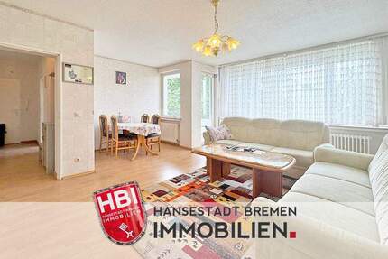 Huchting Erbpacht Vermietete 3-Zimmer-Wohnung mit Loggia und Einbauküche 3 zimmer