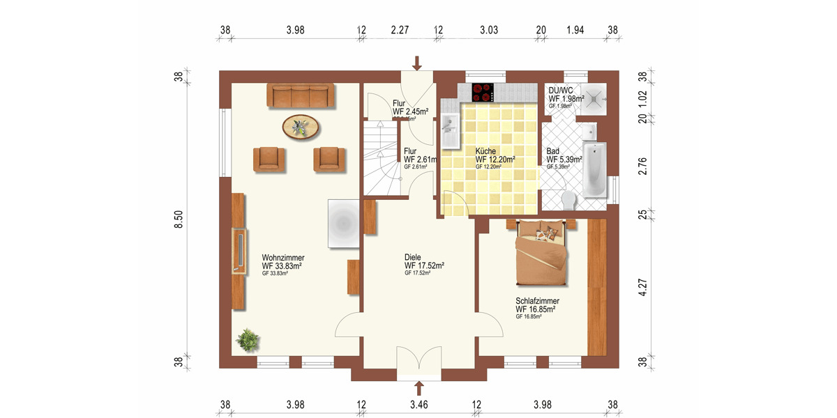 Einfamilienhaus Osterholz-Scharmbeck Innenstadt - 7 Zimmer, 170 m&sup2;, 349.000&euro; | Angebot:26189434