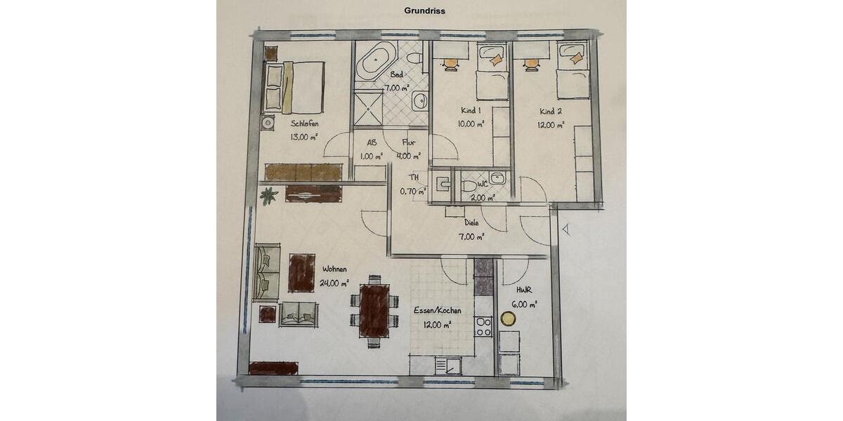 Erdgeschoßwohnung Delmenhorst Deichhorst - 4.5 Zimmer, 97 m&sup2;, 298.000&euro; | Angebot:27189200