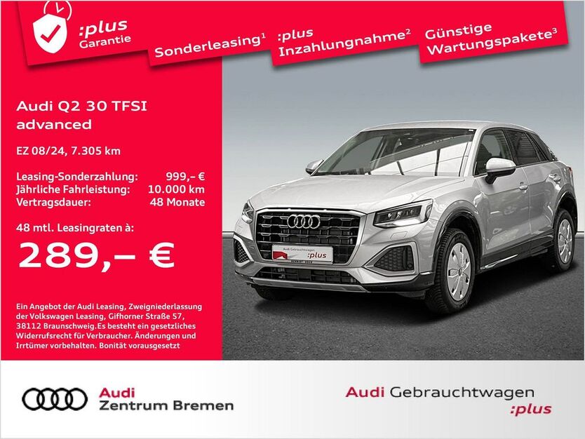 Audi Q2 7.305 km 27.940 € Bremen 28207