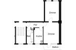 Etagenwohnung Bremen Blumenthal - 2 Zimmer, 56 m&sup2;, 500&euro; | Angebot:26659016