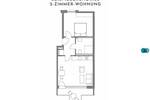Etagenwohnung Bremen Handelshäfen - 2 Zimmer, 51 m&sup2;, 824&euro; | Angebot:26080172