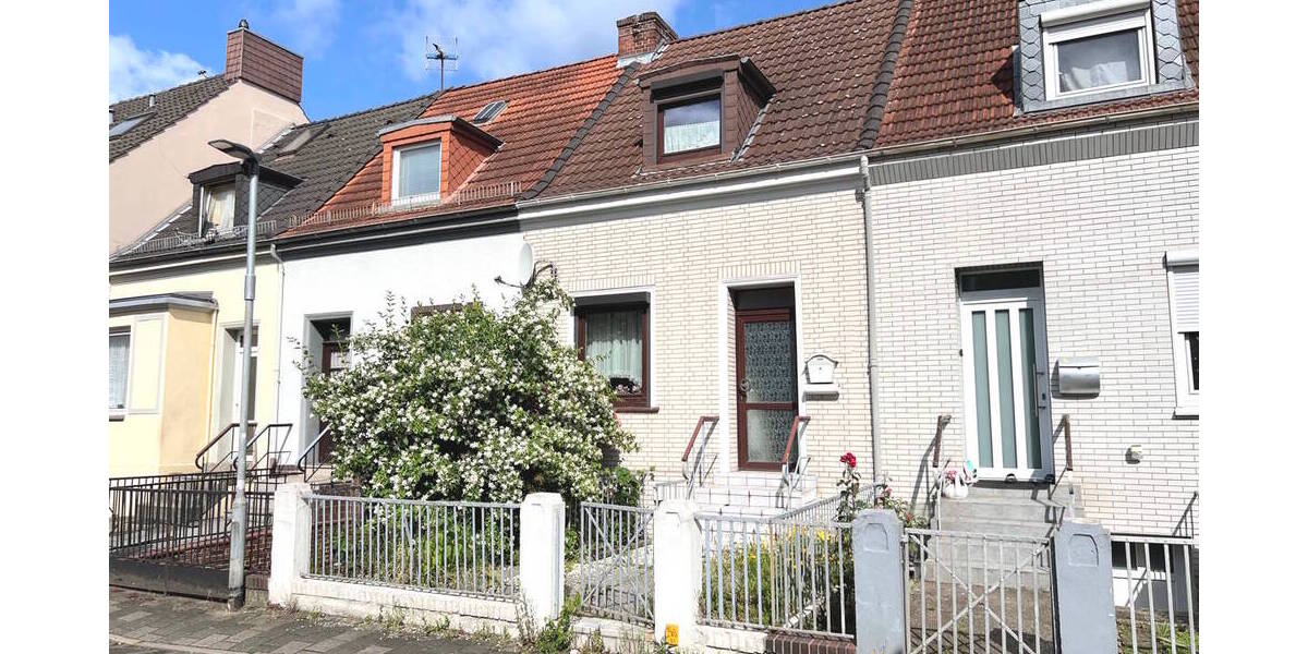 PURNHAGEN-IMMOBILIEN - Reihenmittelhaus in ruhiger Nebenstraße von Bremen-Gröpelingen! 3 zimmer