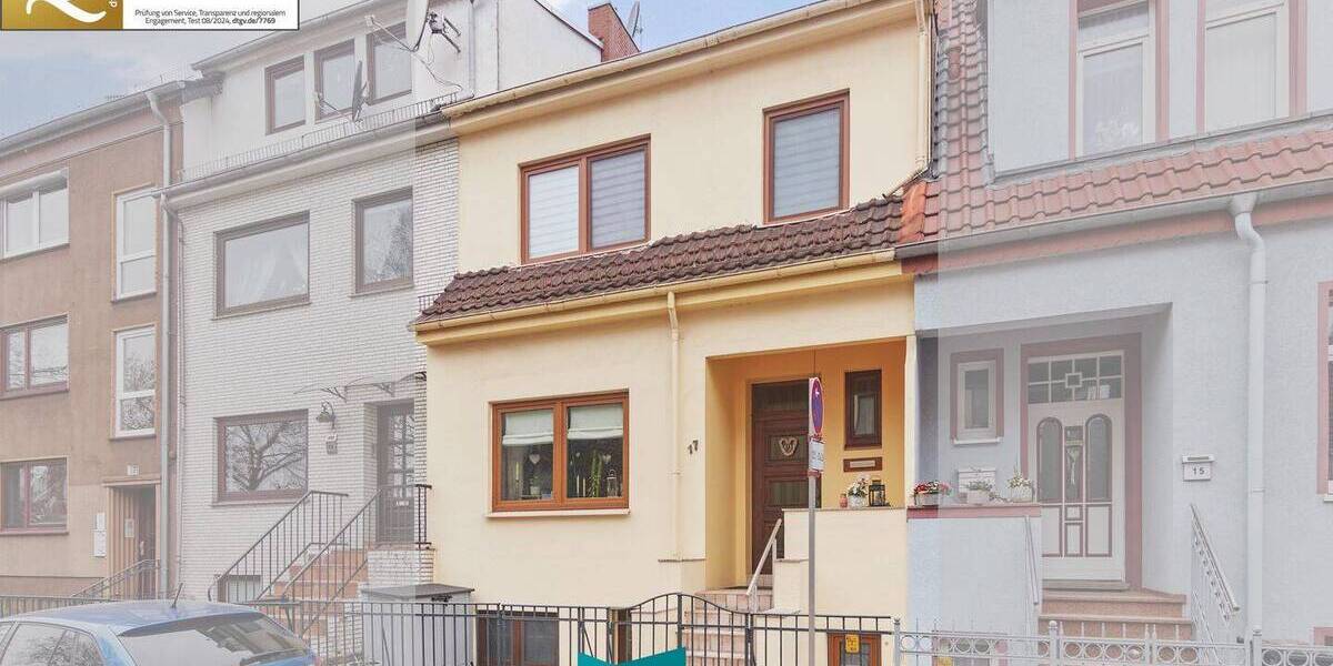 Reihenmittelhaus Bremen Woltmershausen - 4 Zimmer, 100 m&sup2;, 349.000&euro; | Angebot:25929272