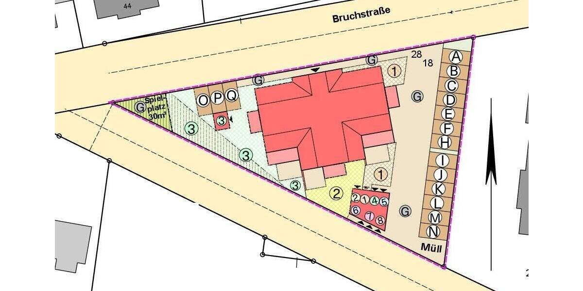 Etagenwohnung Stuhr Brinkum - 3 Zimmer, 95 m&sup2;, 364.000&euro; | Angebot:23955518