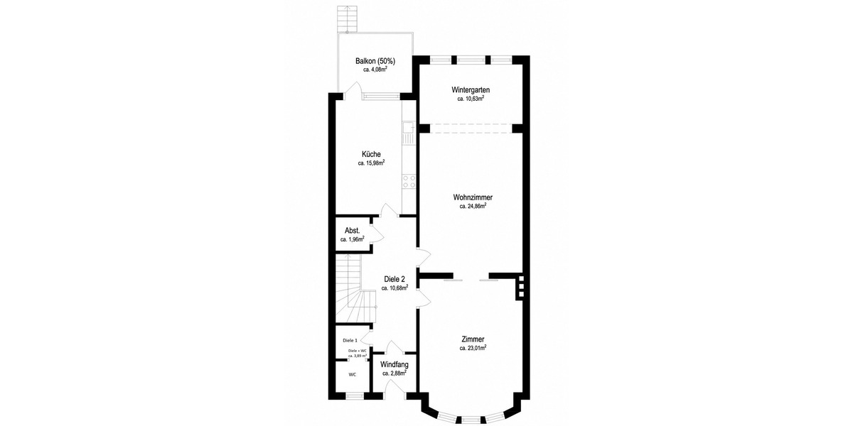 Einmalige Chance in Schwachhausen: Traumhaftes Stadthaus mit Sonnengarten–Potenzial zur echten Perle - Reihenhaus Bremen Schwachhausen | Angebot:27323387