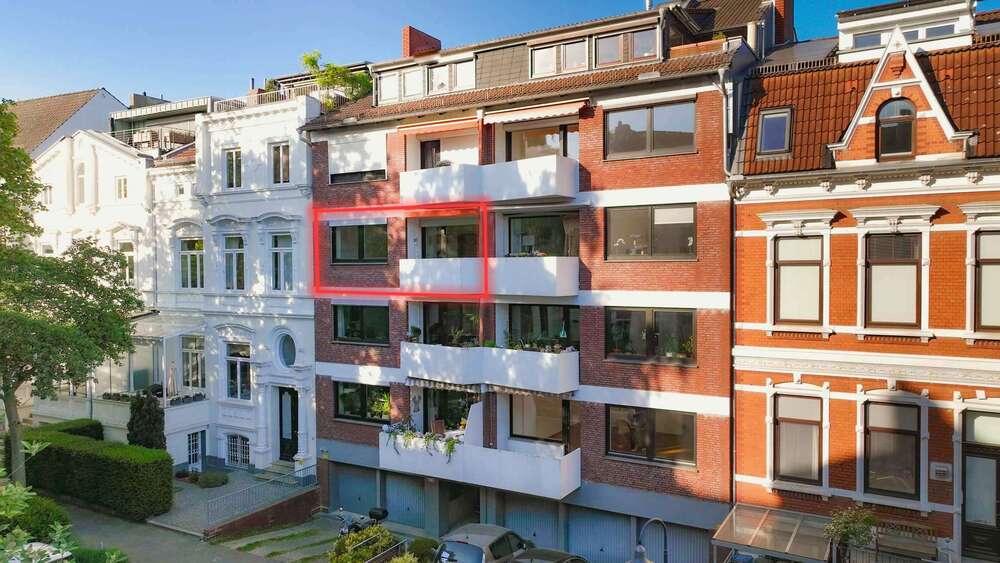 Etagenwohnung Bremen Schwachhausen - 3 Zimmer, 88 m&sup2;, 309.000&euro; | Angebot:20641369