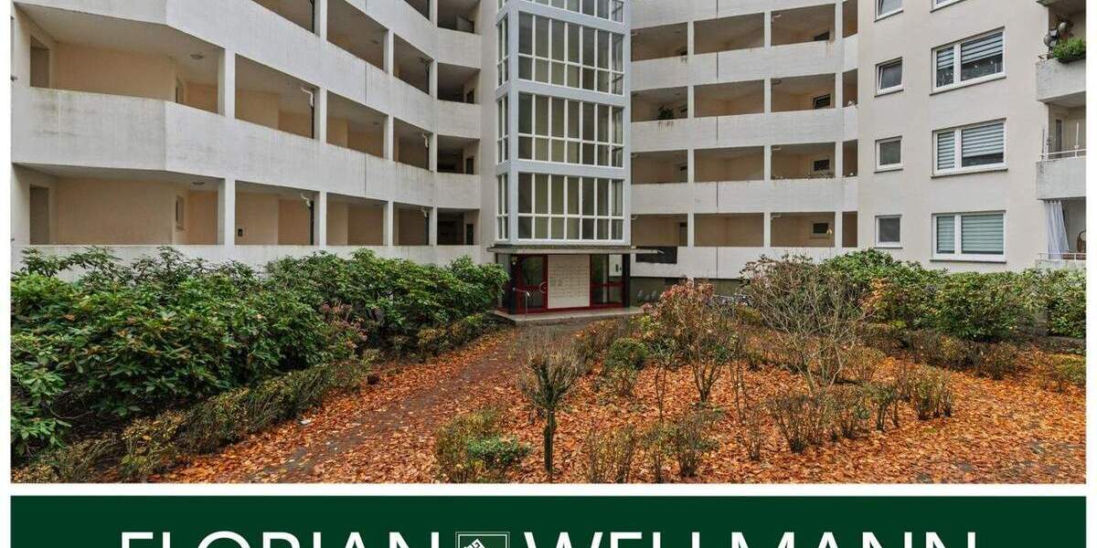 Bremen - Huchting | Helle Zweizimmerwohnung mit Balkon und Blick über die Dächer 2 zimmer