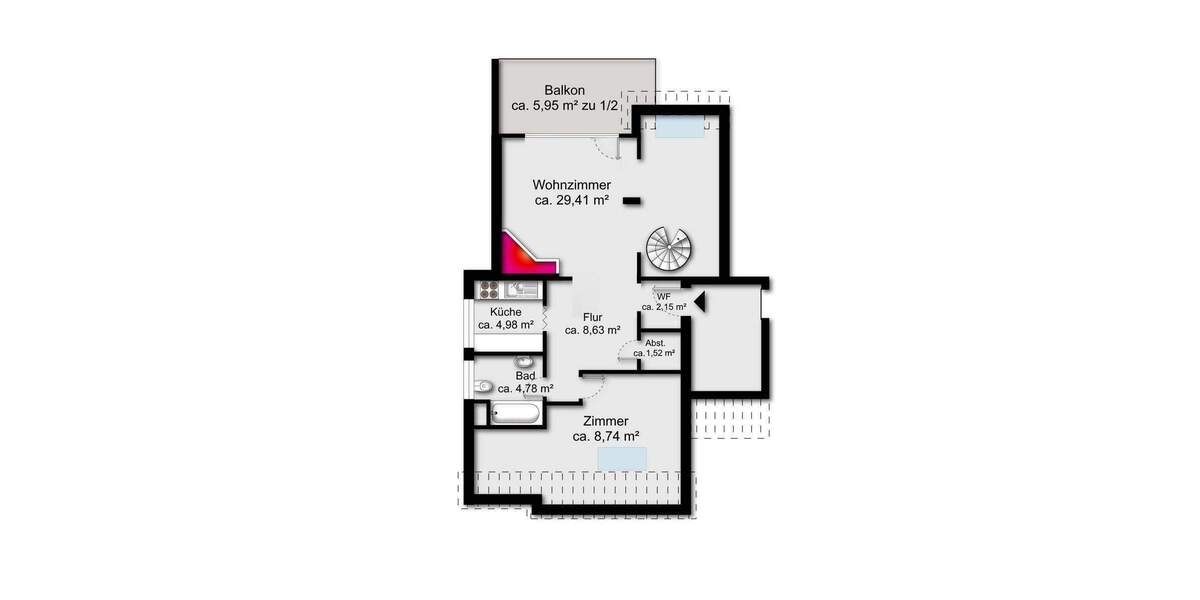 Etagenwohnung Bremen / Rönnebeck Rönnebeck - 2 Zimmer, 63 m&sup2;, 129.000&euro; | Angebot:25746229