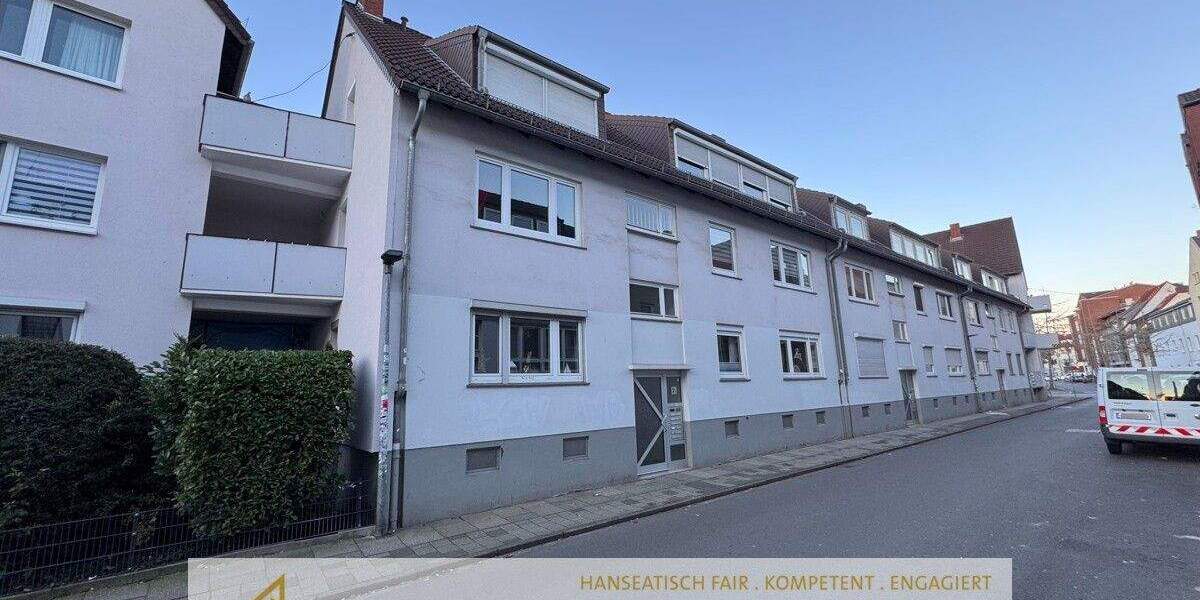 Etagenwohnung Bremen Alte Neustadt - 2 Zimmer, 53 m&sup2;, 154.000&euro; | Angebot:25263376