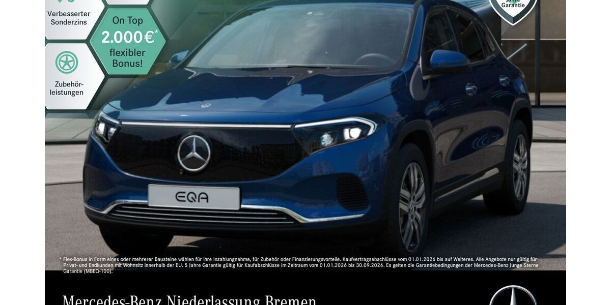 Mercedes-Benz EQA 24.218 km 35.990 &euro; Bremen 28307