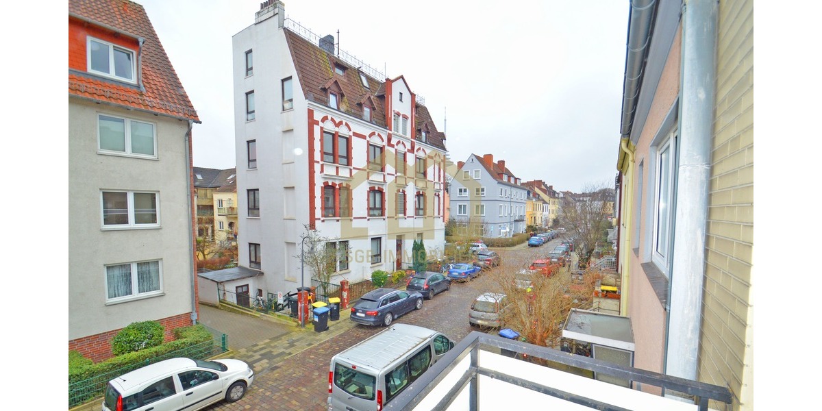 Attraktive 2-Zimmer-Eigentumswohnung im Dachgeschoss mit zwei Balkonen Bremen-Findorff - Dachgeschoßwohnung Bremen Findorff | Angebot:27338630