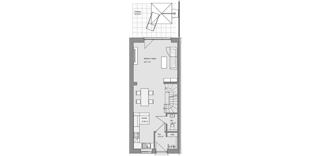 Reihenendhaus Bremen Osterholz - 4 Zimmer, 135 m&sup2;, 502.611&euro; | Angebot:25769272