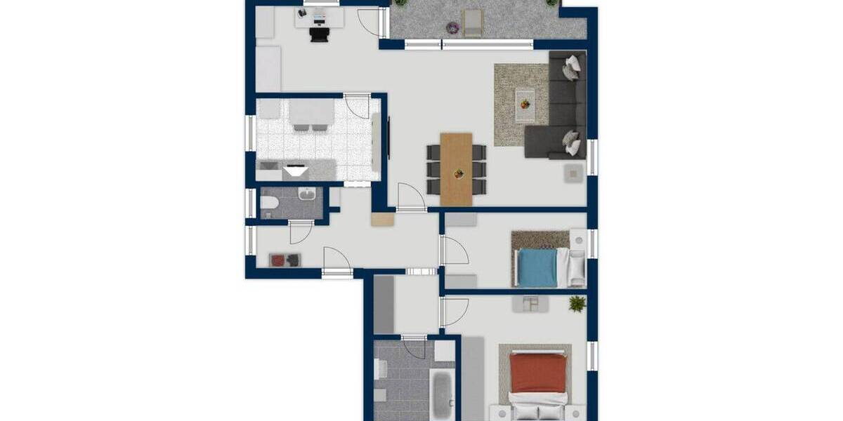 Etagenwohnung Ganderkesee - 3 Zimmer, 85 m&sup2;, 700&euro; | Angebot:26685249