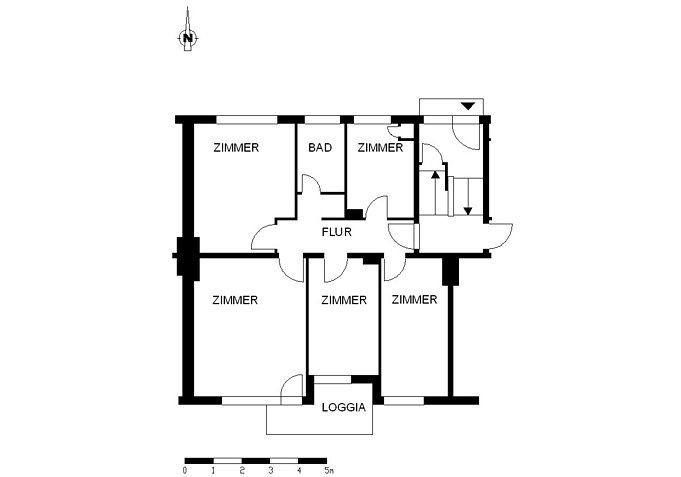 Erdgeschoßwohnung Bremen Osterholz - 4 Zimmer, 77 m&sup2;, 603&euro; | Angebot:25071326