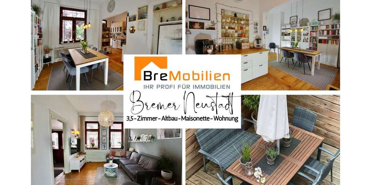 Etagenwohnung Bremen Neustadt - 3.5 Zimmer, 90 m&sup2;, 359.000&euro; | Angebot:25174984