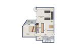 Etagenwohnung Bremen Östliche Vorstadt - 2 Zimmer, 76 m&sup2;, 1.070&euro; | Angebot:26148721